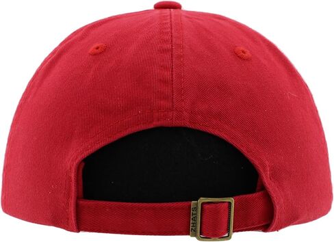 ZHATS Standard Ohio State Buckeyes National Champs 2024 Football Adjustable Hat Red Block Officially Licensed in Saudi Arabia