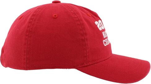 ZHATS Standard Ohio State Buckeyes National Champs 2024 Football Adjustable Hat Red Block Officially Licensed in Saudi Arabia