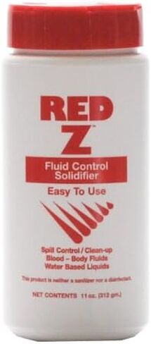 Red Z Bio Fluids Absorbent Powder 11 oz bottle in Saudi Arabia