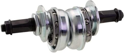 Conversion Kit Crank Set Chrome, Converts 1 Piece Crank to 3 Piece Crank, 128MM Axle in Saudi Arabia