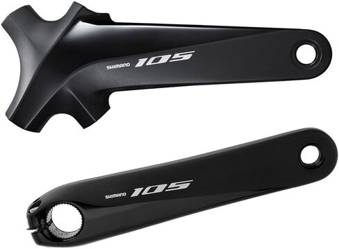 Shimano 105 FC-R7000 Crankset-160mm ، 11 سرعات ، حلقات ث/س ، 110 BCD ، Hollowtech Crank Arms ، Hollowtech II المغزل in Saudi Arabia