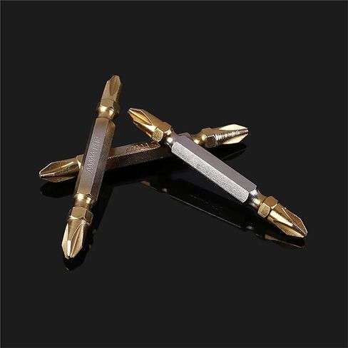 65mm PH2 Magnetic Cross Double Head Screwdriver Bits Hex Shank Magnetic Screw Driver Drill Bit 1Pcs(10Pcs) in Saudi Arabia