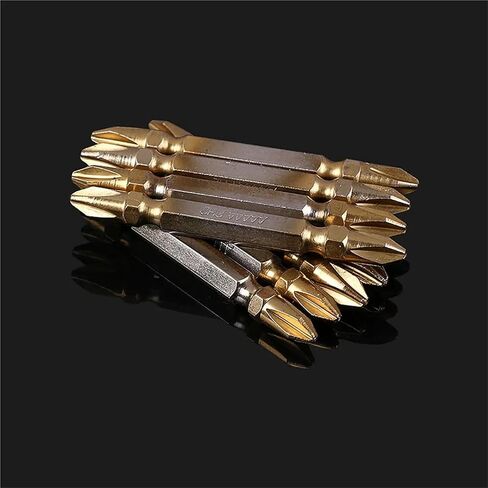 65mm PH2 Magnetic Cross Double Head Screwdriver Bits Hex Shank Magnetic Screw Driver Drill Bit 1Pcs(10Pcs) in Saudi Arabia