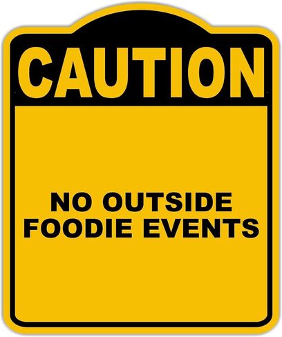 لا توجد أحداث خارجية خارجية تحذير علامة مركب من الألومنيوم الأسود الصفراء 20 × 24 بوصة in Kuwait