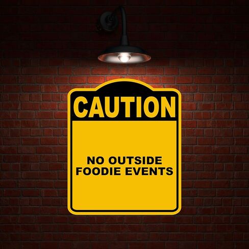 لا توجد أحداث خارجية خارجية تحذير علامة مركب من الألومنيوم الأسود الصفراء 20 × 24 بوصة in Kuwait