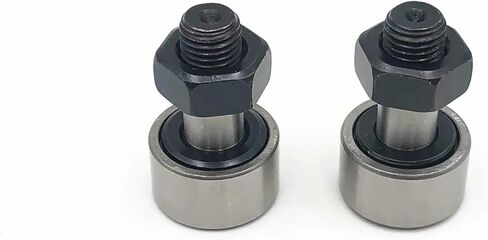 3pcs CF12 KR30 30mm Diameter Cam Follower Stud Type Needle Roller Track Bearing Wheel Pin Bearings M12x1.5mm Thread in Saudi Arabia