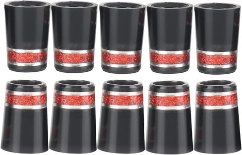 Golf Sleeve Ferrules Replacement Plastic Golf Club Shafts Accessory Kit Tip Size 0.370 Golf Ferrules Parallel Tip Iron Ferrules 9.3x20x14 Silver/Blue/Red/Green in Kuwait