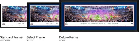 Super Bowl 2017 Champions - New England Patriots - NFL Panoramic Poster and Wall Décor by Blakeway Panoramas in Kuwait