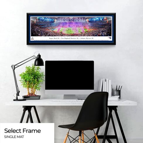 Super Bowl 2017 Champions - New England Patriots - NFL Panoramic Poster and Wall Décor by Blakeway Panoramas in Kuwait