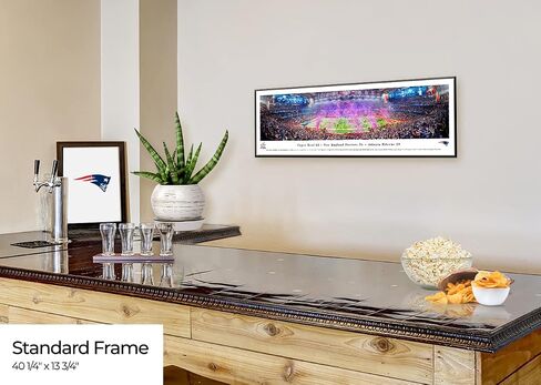 Super Bowl 2017 Champions - New England Patriots - NFL Panoramic Poster and Wall Décor by Blakeway Panoramas in Kuwait