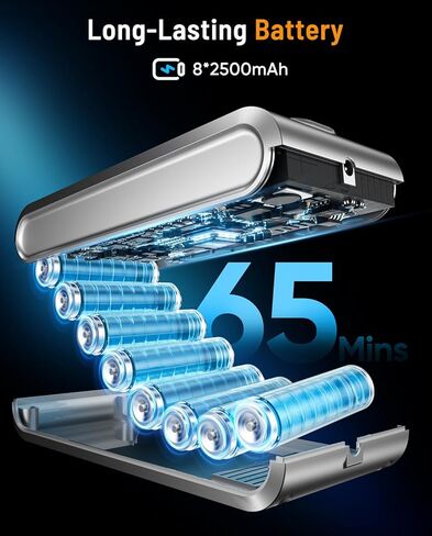 مكنسة مكسورة لاسلكية ، 600 واط 50 كيلو باسكال 65 دقيقة منظفات فراغ قوية للمنزل ، وعصا ذاتية الفراغات القابلة لإعادة الشحن/شاشة/OLED/كوب 1.8 لتر للحيوانات الأليفة/السجاد/الخشب الصلب in Saudi Arabia