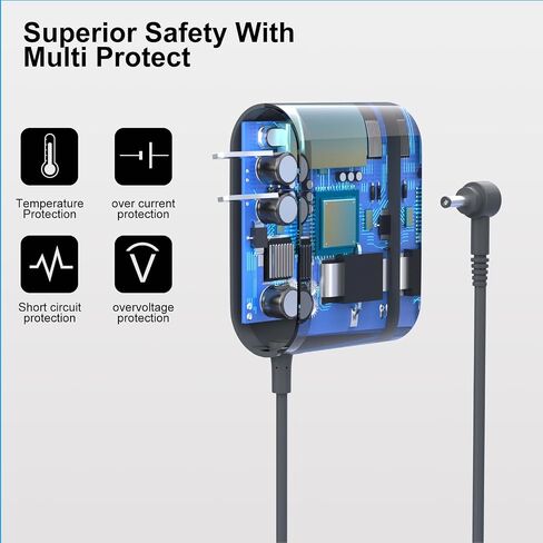 Replacement Charger for Dyson V6 V7 V8 - Power Cord Fit for Dyson V6 V7 V8 DC58 DC59 DC61 DC62 SV03 SV04 SV05 SV06 Cordless Vacuum Cleaner Model 967813-02 205720-02 in Saudi Arabia