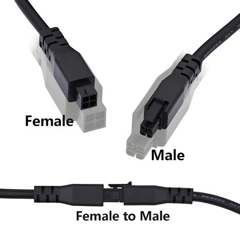 78.74 inch 6-Pin AMS HUB Extension Cable for Bambu Lab P1P/P1S/X1C/X1/X1E 3D Printer, 22AWG High Purity Copper Wire with Magnetic Ring Filter in Saudi Arabia