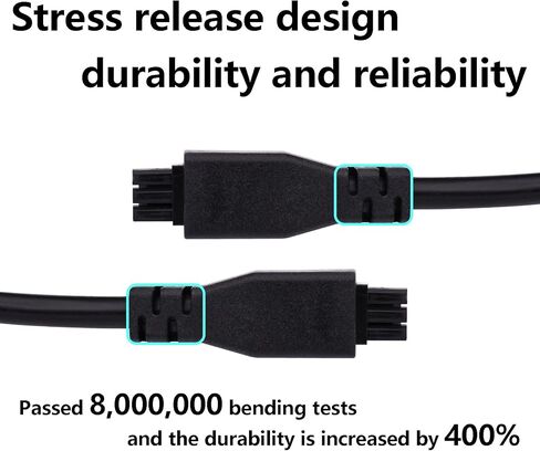 78.74 inch 6-Pin AMS HUB Extension Cable for Bambu Lab P1P/P1S/X1C/X1/X1E 3D Printer, 22AWG High Purity Copper Wire with Magnetic Ring Filter in Saudi Arabia