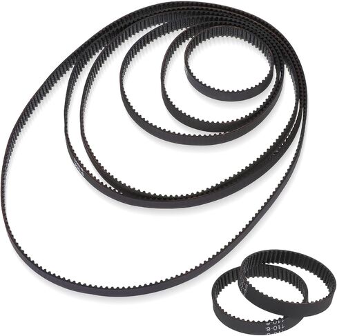 حزام GT2 ، 8 PCS 3D طابعة توقيت حزام 3D طابعة مفتوحة حزام متزامن 110 مم 112 مم 122 مم 158 مم 200 مم 280 مم 300 مم 400 مم عرض 6 مم لحزام محرك الطابعة 3D in Saudi Arabia