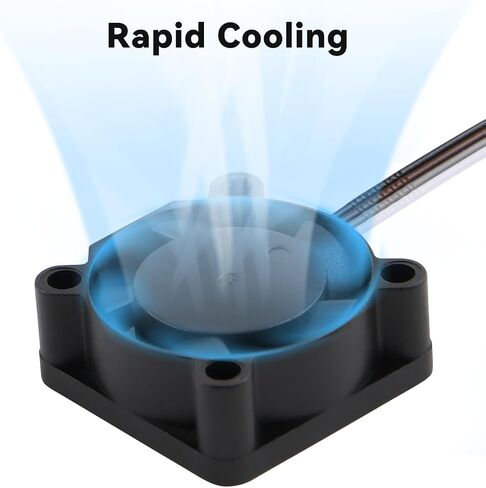 2PCS Extruder Hotend Cooling Fan for Bambu lab P1P/P1S 3D Printer, 2510 Rapid Cooling Fan for Bambu Lab P1 Series in Saudi Arabia