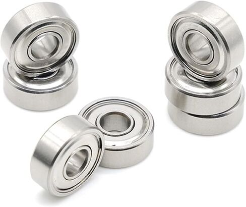 606ZZ Bearing 6x17x6 مم مصغرة 606Z محامل الكرة 606 ZZ 10pcs in Saudi Arabia