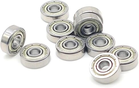 604ZZ 4x12x4 Mm Miniature Ball Bearings Chrome Steel 10Pcs(625ZZ 5x16x5) in Saudi Arabia