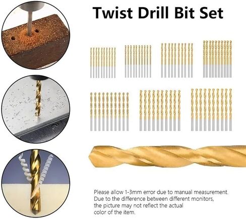 تدريبات Twist Drill Hss Metal Drills Hss Drill Bit for Metal Woodworking Tool Hole (1.5mm) in Saudi Arabia