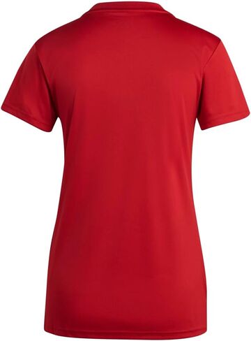 adidas womens t icon 23 v neck shore sere sleeve jersey coxcer cleats - red - size xl in Saudi Arabia