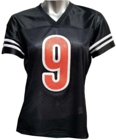 Custom Glitterflake Joe Burrow Womens Black Mesh Jersey Size Large in Saudi Arabia