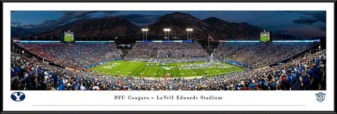 BYU Cougars Football - Panoramic Posters and Framed Pictures by Blakeway Panoramas in Saudi Arabia