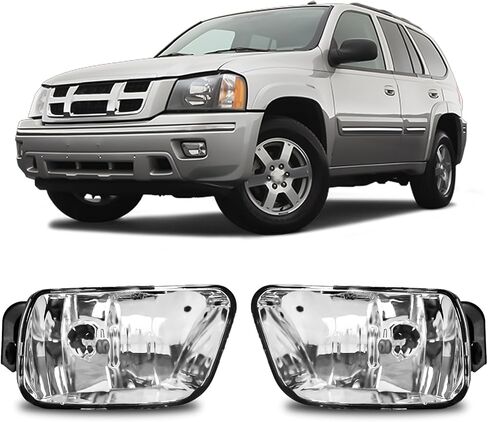 Fog Lights Compatible with 2010-2013 Chevrolet Camaro, Bumper Driving Fog lamp Assembly Replacement (Halogen Fog Lights) in Kuwait