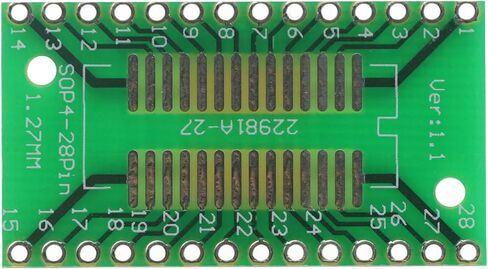 10PCS SOP28 SSOP28 TSSOP28 to DIP28 Adapter Converter PCB Board 0.65/1.27mm in Saudi Arabia