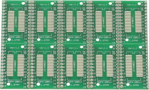 10PCS SOP28 SSOP28 TSSOP28 to DIP28 Adapter Converter PCB Board 0.65/1.27mm in Saudi Arabia