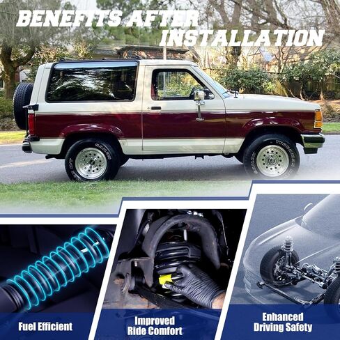خلف 2 PCS مجموعة امتصاص الصدمات متوافق مع B2300 B2500 B3000 B4000 / Jeep Grand Cherokee Grand Wagoneer / Ford Ranger Bronco II الخلفية اليسار واليمين # KG5487 ، 37013 ، 37082 in Saudi Arabia