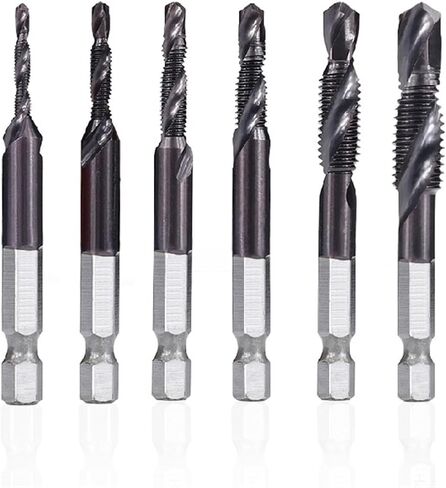 التوصيل المتري ، صنبور مجموعة Hex shank Trans Taps M3 M4 M5 M6 M8 M10 Metalworking Thread Thread Thread Tap There Machine There in Saudi Arabia