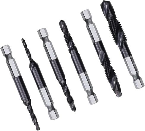 التوصيل المتري ، صنبور مجموعة Hex shank Trans Taps M3 M4 M5 M6 M8 M10 Metalworking Thread Thread Thread Tap There Machine There in Saudi Arabia