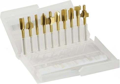 Rotary HSS Drill 3mm Shank Wood Router بتات 10pcs in Saudi Arabia