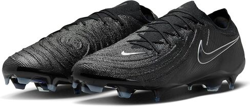 Nike Phantom GX 2 Elite FG Low-Top Soccer Cleats (FJ2559-001, BLACK/BLACK) Size 10.5 in Saudi Arabia