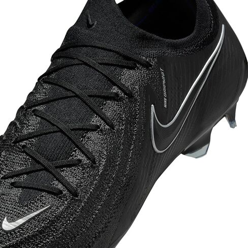 Nike Phantom GX 2 Elite FG Low-Top Soccer Cleats (FJ2559-001, BLACK/BLACK) Size 10.5 in Saudi Arabia