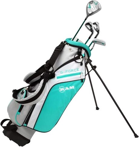 Ram Golf Junior G-Force Girls Girls Right Hand Golf Clubs مع حقيبة in Saudi Arabia