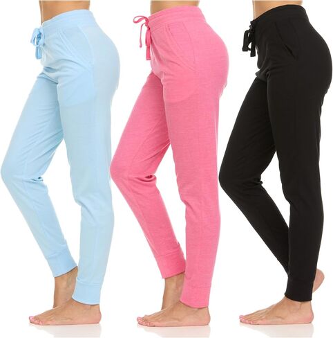 Daresay Womens تشغيل طماق لليوغا تجريب مع جيوب وكفة ealstic ، حزمة من 3 حتى XXL in Kuwait