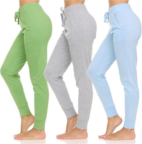 Daresay Womens تشغيل طماق لليوغا تجريب مع جيوب وكفة ealstic ، حزمة من 3 حتى XXL in Kuwait