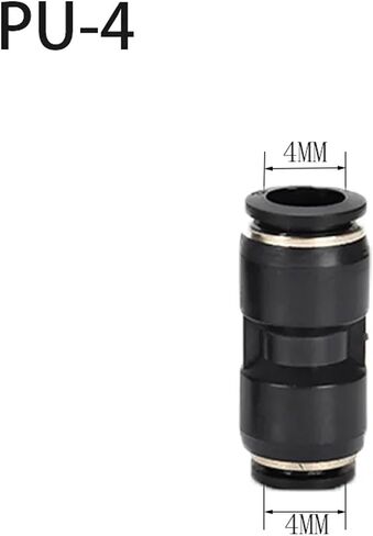 التركيبات الهوائية تركيب موصل بلاستيكي PU PG 4MM-16MM أنبوب خرطوم الماء الضغط في موصلات سريعة الغاز مستقيم 1pcs (PG12-8) in Kuwait