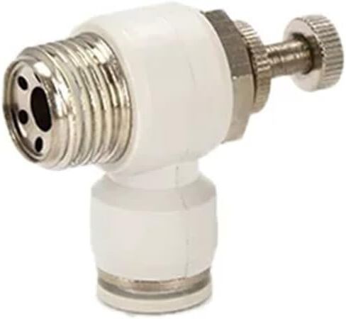 موصل الهواء الهوائي PC PC White 4/6/8/10/12mm موضوع 1/8 1/4 3/8 1/2 تركيبات خرطوم الموصلات السريعة 1pcs (6-02) in Saudi Arabia
