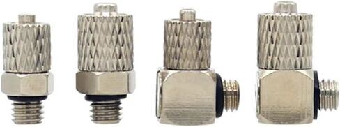 M Miniature Miniature M-5H-4 M-5HL-4 الذكور الخيط الذكور الهوائية خرطوم الهواء خرطوم سريع التركيب موصل صغير M3 M5 M5 M6 1PCS (M-4HL-4) in Saudi Arabia