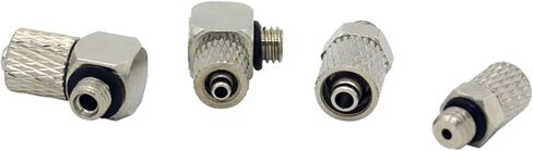 M Miniature Miniature M-5H-4 M-5HL-4 الذكور الخيط الذكور الهوائية خرطوم الهواء خرطوم سريع التركيب موصل صغير M3 M5 M5 M6 1PCS (M-4HL-4) in Saudi Arabia