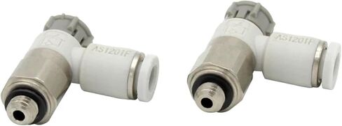 AS Speed Controller With One-touch Fitting Meter-out Throttle Valve Pneumatic Fitting AS1201F AS2201F 3201F 1Pcs(AS2201F-01-08SA) in Saudi Arabia