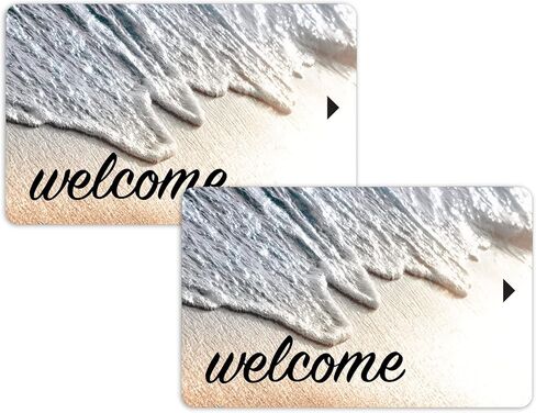 Magnetic Stripe Key Cards for Hotel and Motel Welcome Room Key Relaxing Beach Design (Set of 500) in Saudi Arabia