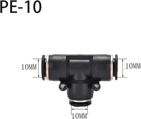 Pneumatic Fittings PE PEG 4mm-16mm Plastic Connector Air Water Hose Tube Push in Straight Gas Quick Connectors 1Pcs(PE-16) in Saudi Arabia