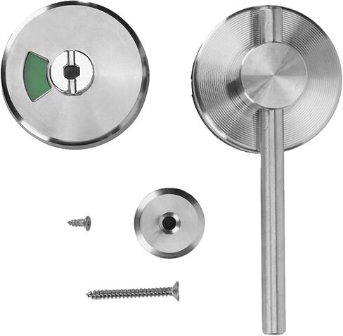 Vacant Occupied Bathroom Lock, Commercial Bathroom Partition Lock Occupancy Indicator Bolt for Bathroom Toilet, 4.3 x 2.1inch in Saudi Arabia