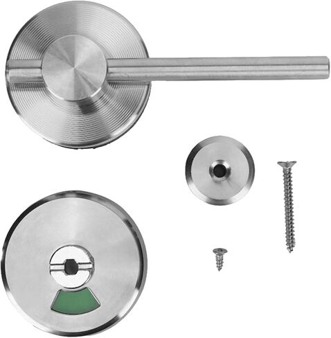 Vacant Occupied Bathroom Lock, Commercial Bathroom Partition Lock Occupancy Indicator Bolt for Bathroom Toilet, 4.3 x 2.1inch in Saudi Arabia