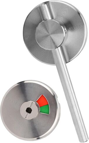 Vacant Occupied Bathroom Lock, Commercial Bathroom Partition Lock Occupancy Indicator Bolt for Bathroom Toilet, 4.3 x 2.1inch in Saudi Arabia
