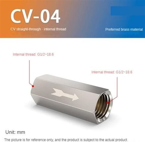 صمام فحص الهواء الهوائي CV-01/CV-02/CV-03/CV-04-06 صمام الفحص النحاسي صمام Backcheck 1PCs (CV-06) in Saudi Arabia