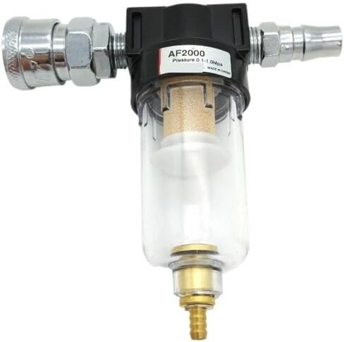 AF2000 1/4 Air Filter compressor Air Source Treatment Unit Air Water Oil Separation Type Pneumatic Filter(Type 1 With 10mm 1-4,G Thread) in Saudi Arabia